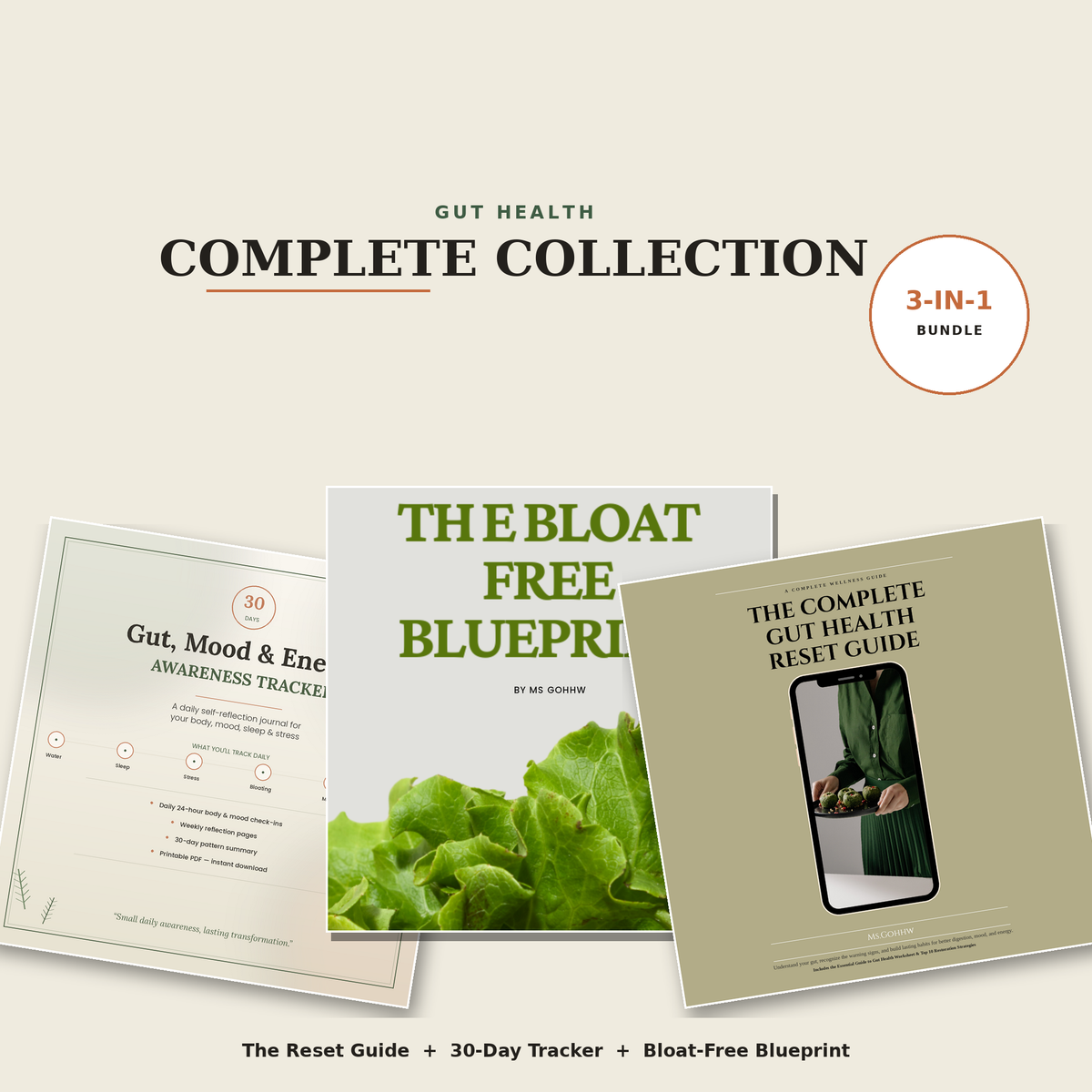 Gut Health Bundle — 3-in-1 Digital Collection