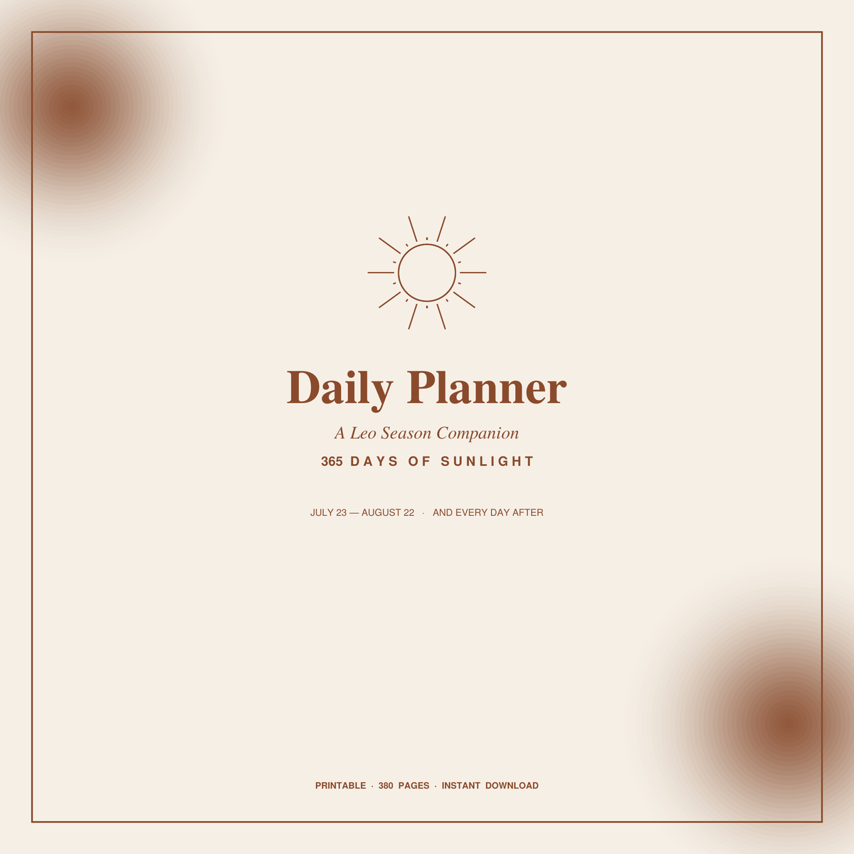 Leo Daily Planner